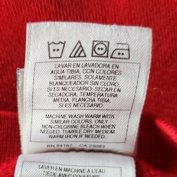 Vintage The Disney Store Adult XXL Sweatshirt Mickey Mouse 1928 Red Graphic - Picture 12 of 14